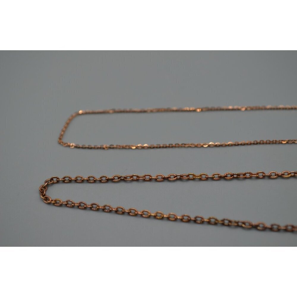 Sterling Silver Chain Necklace Set Heart Cut Stone Accent 925 9" Rose Gold Plate - Picture 4 of 13